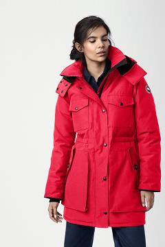 Chamarras Canada Goose Mujer Outlet - Gabriola Abrigos Rojos VK9714805
